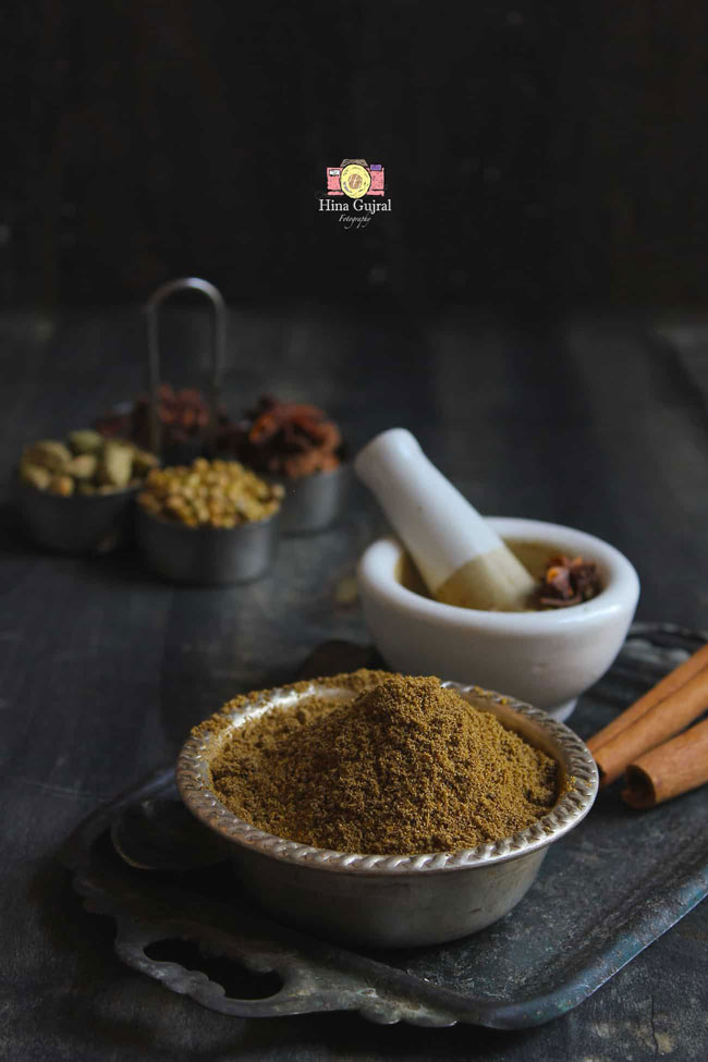 Garam Masala is a spice blend commonly used for cooking in the Indian subcontinent.