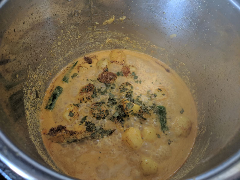 Dum Aloo Cooking Steps