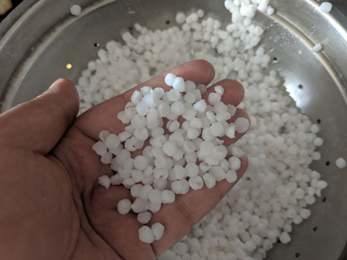 pulao prepared alongside tapioca or sago pearls Sabudana Khichdi Recipe