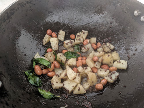 pulao prepared alongside tapioca or sago pearls Sabudana Khichdi Recipe