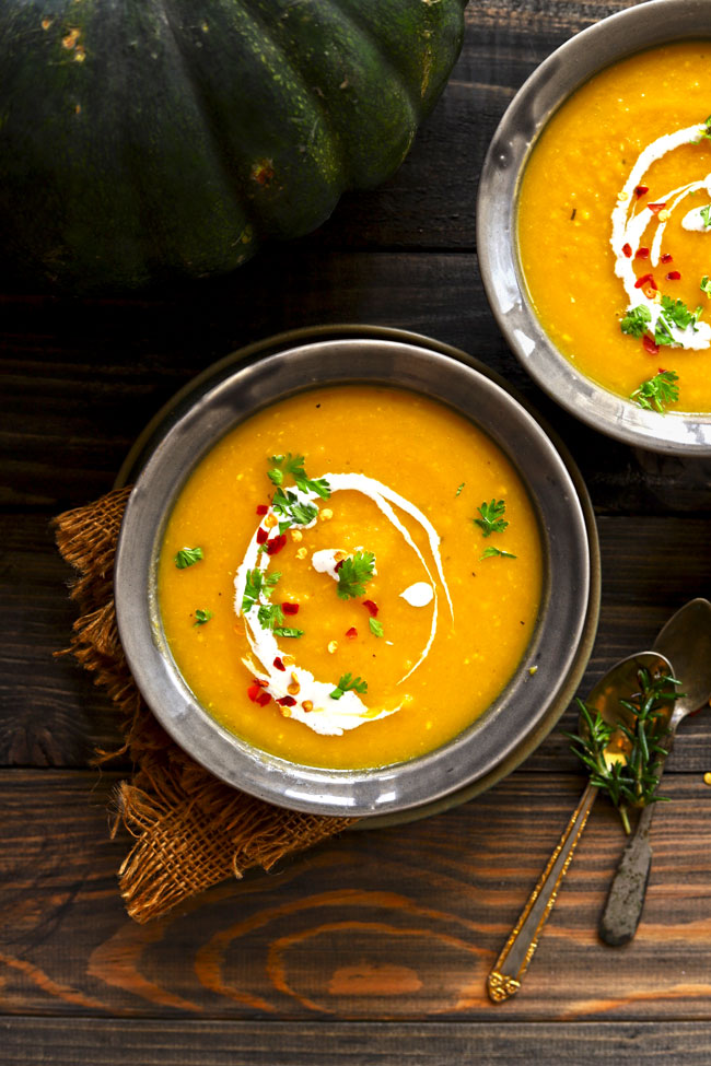 Roasted Pumpkin Soup Pumpkin Soup Recipe Fun FOOD Frolic