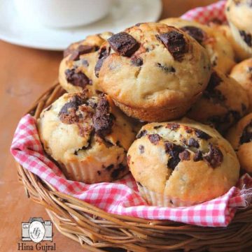 Double Chocolate Chip Muffins