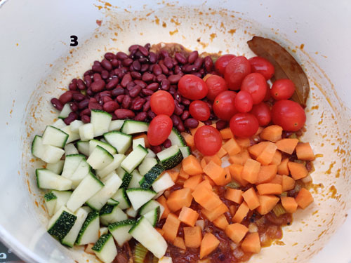 Pasta Soup cooking Steps