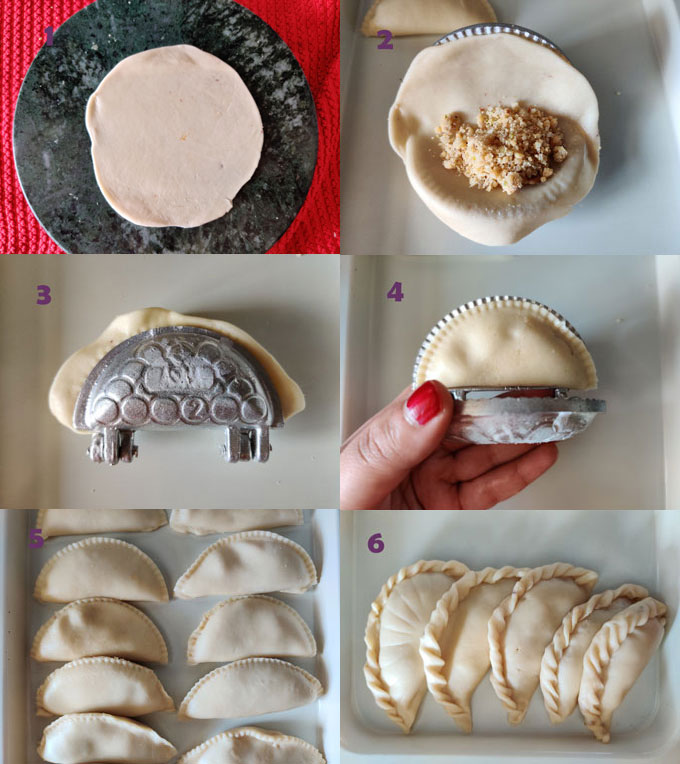 Stpe-by-Step Shaping Ghujia