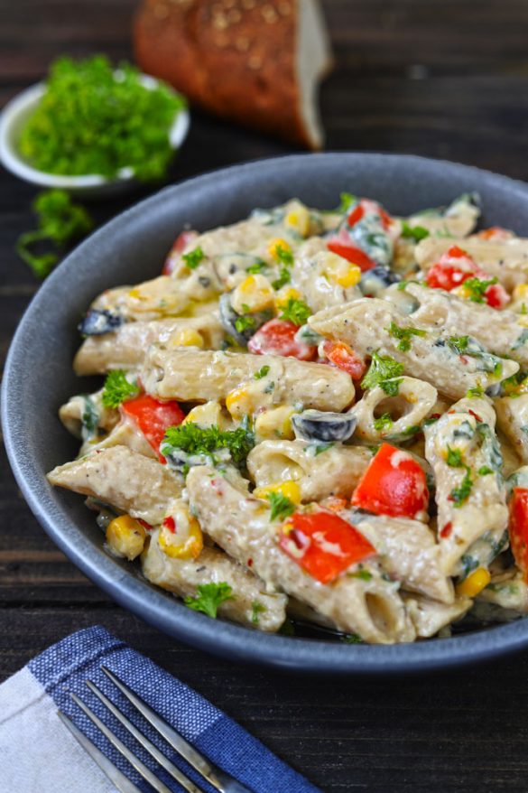 White Sauce Pasta Recipe (Fewer Calories) Fun FOOD Frolic