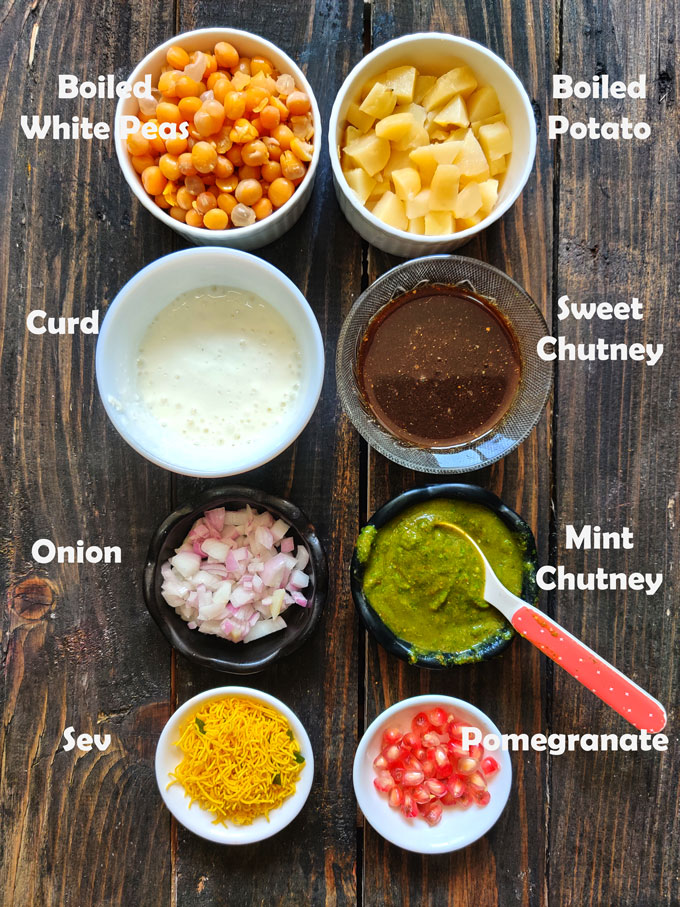 Ingredients For Aloo Chaat