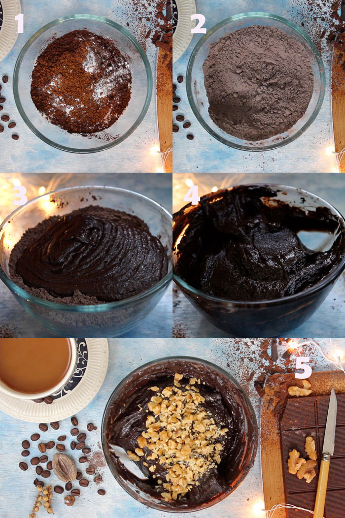 Eggless Brownies Cooking Steps