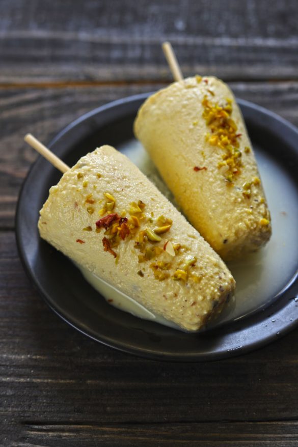 Kesar Pista Kulfi Recipe Fun FOOD Frolic