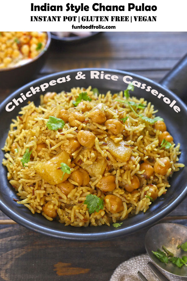 Instant Pot Chana Pulao