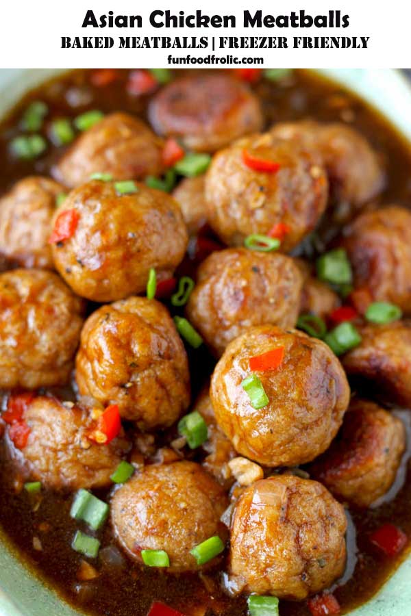 Asian Chicken Meatballs