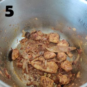chicken pulav cooking steps