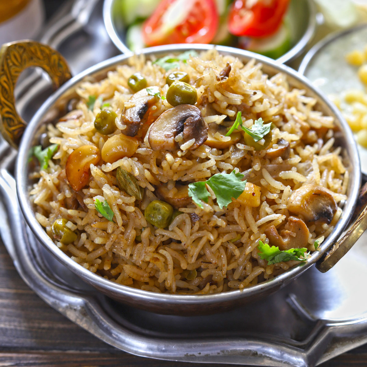 Mushroom Pulao (Instant Pot + Stovetop) Fun FOOD Frolic