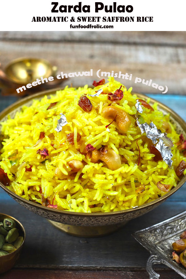 Zarda Pulao