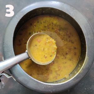 panchmel dal cooking steps