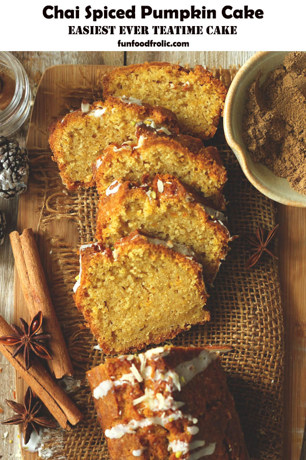 Chai Spiced Pumpkin Cake