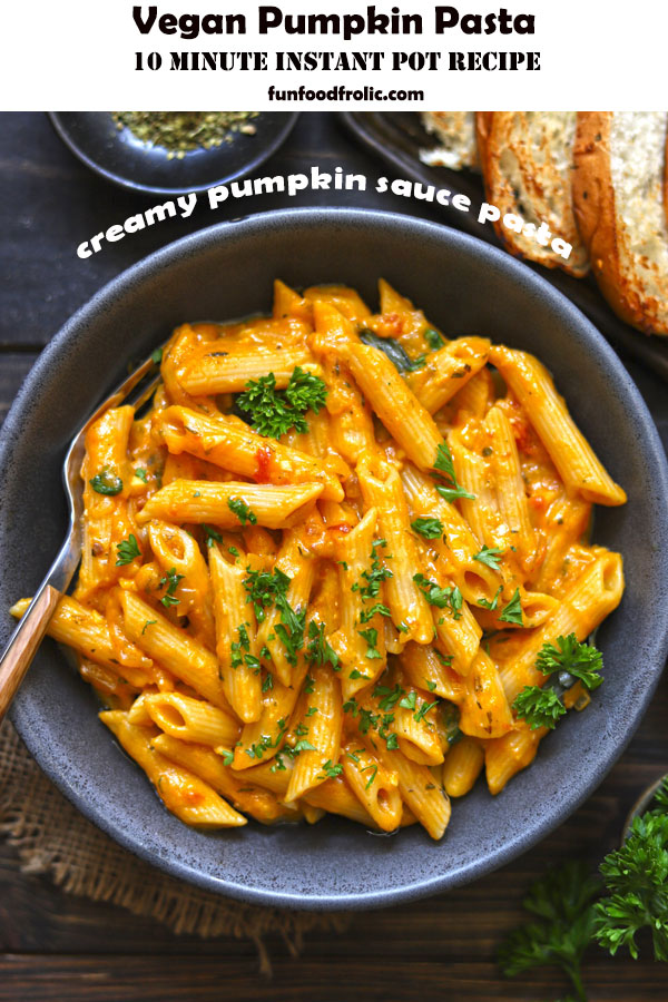 Instant Pot Pumpkin Pasta