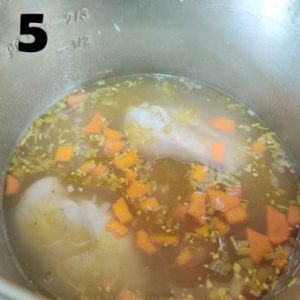 Instant Pot Chicken Soup Cooking Method