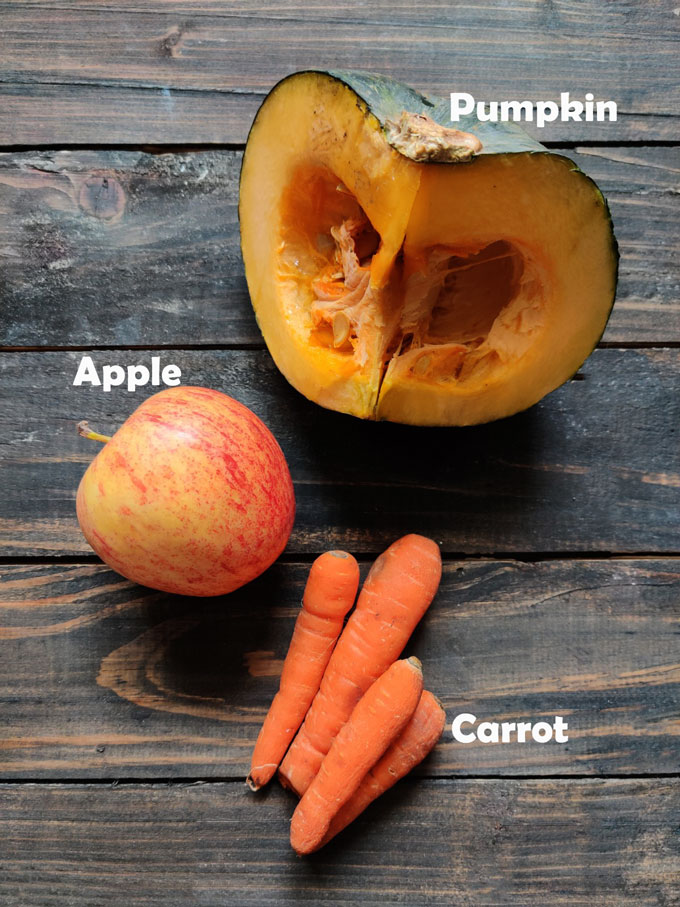 Ingredients For Pumpkin Soup