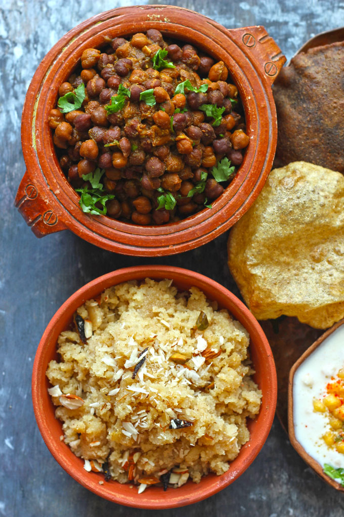 Navratri Prasad Sukha Kala Chana