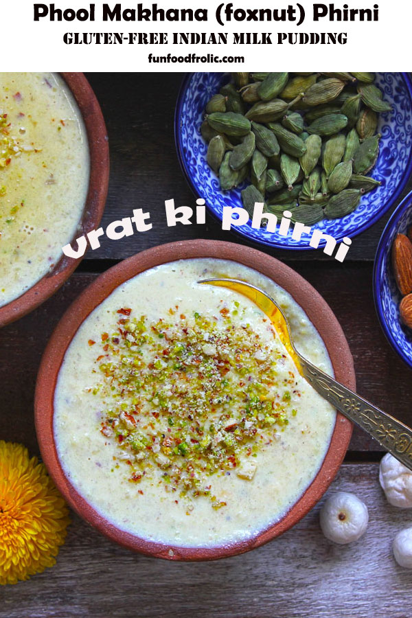 Kesar Makhana Phirni