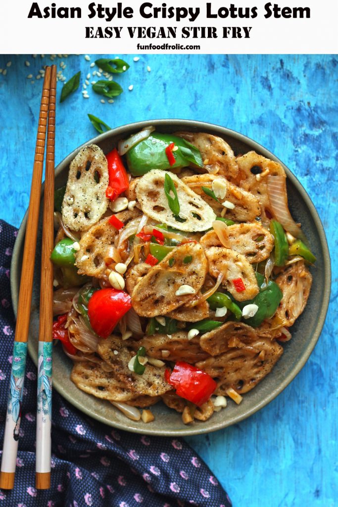 Crispy Lotus Stem Stir Fry