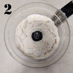 making of scone dough