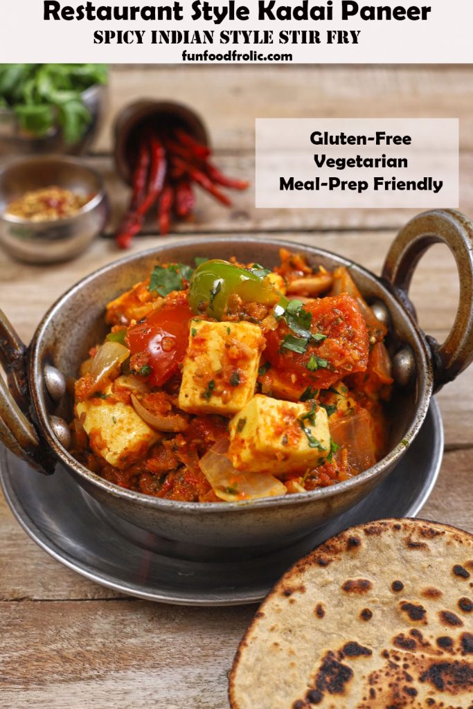 Restaurant Style Kadai Paneer