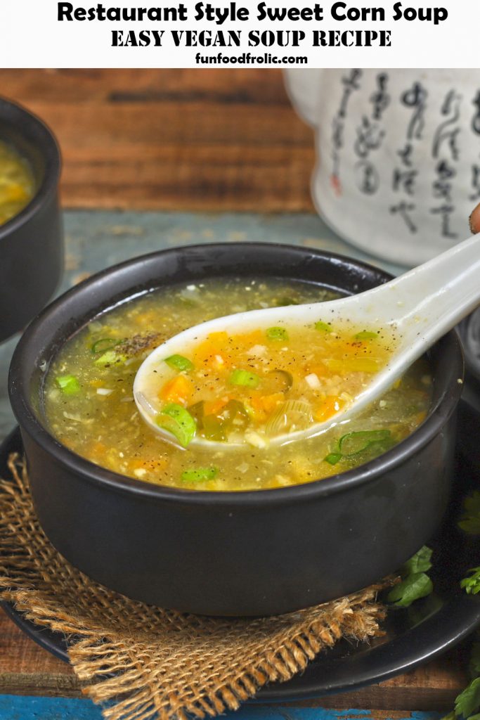 Veg Sweet Corn Soup