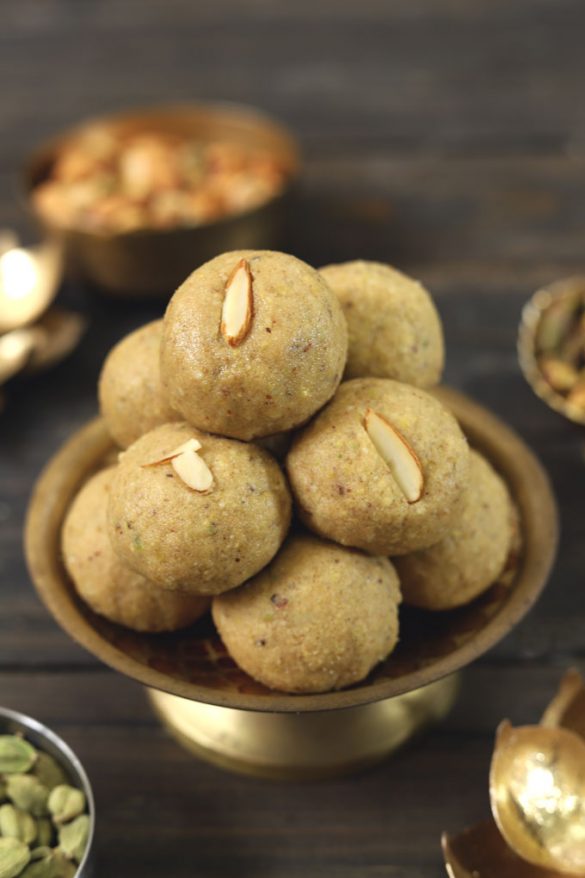 Atta Ladoo Recipe (Dry Fruits Wheat Laddu) Fun FOOD Frolic