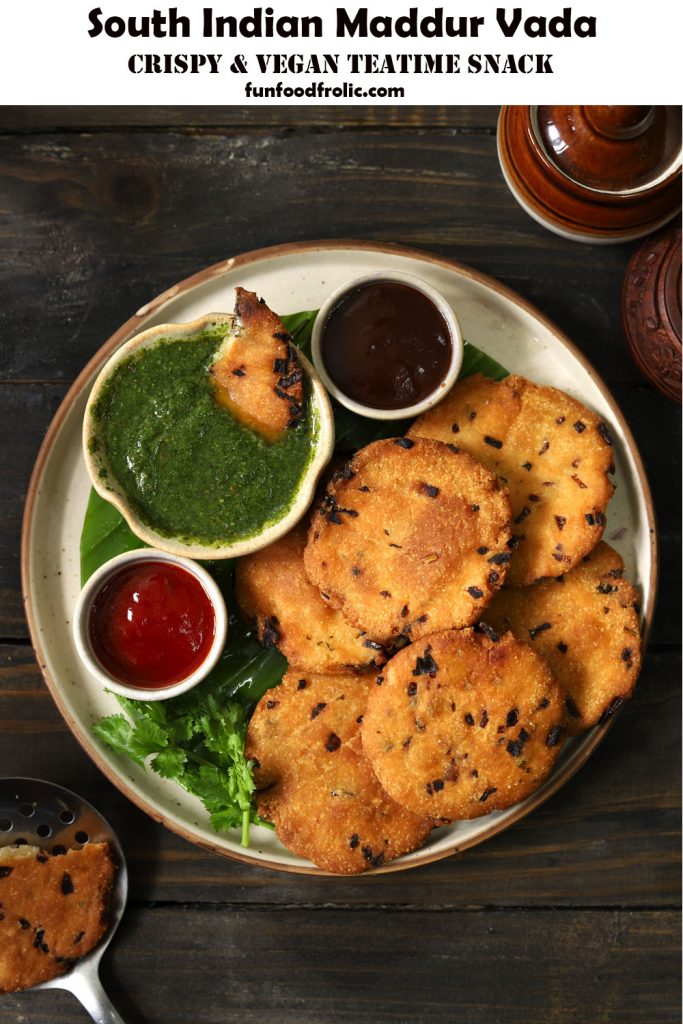 South Indian Maddur Vada