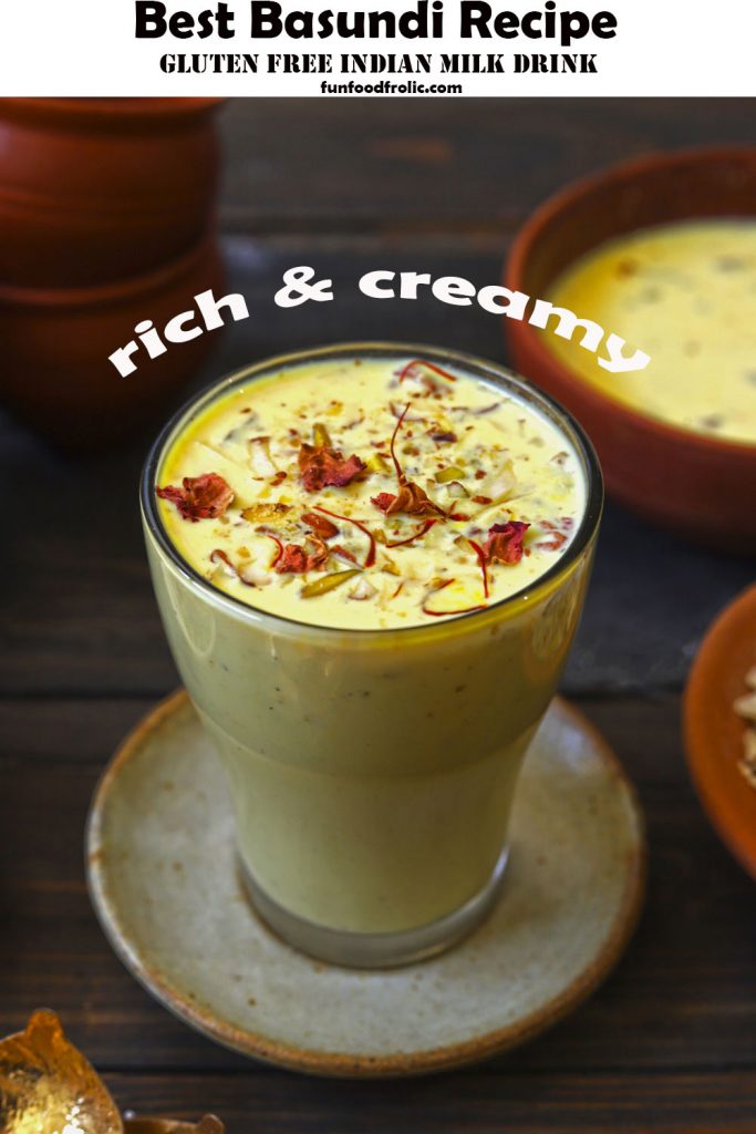 Basundi Recipe