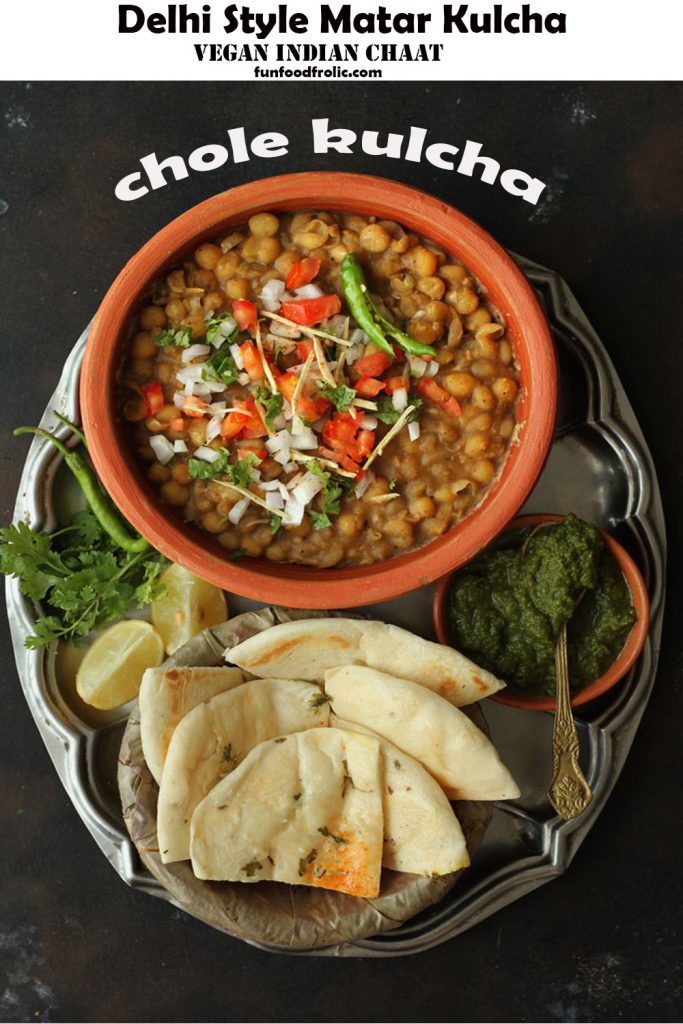 Matar Kulcha Recipe (Delhi Style Chole Kulche) - Fun FOOD Frolic