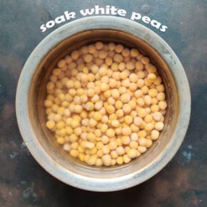 soaking white peas