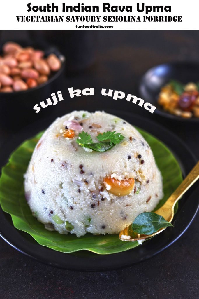 South Indian Rava Upma