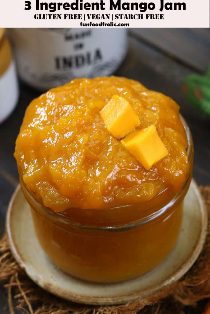 3 Ingredient Mango Jam