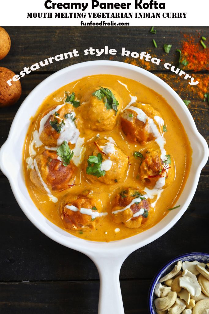 Restaurant Style Paneer Kofta