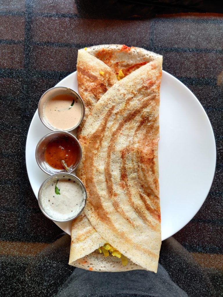 Masala Dosa at Marc's Cafe, Auroville Pondicherry