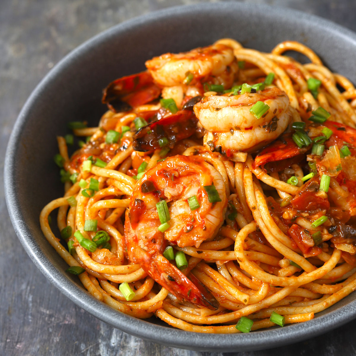 Red Sauce Spaghetti Recipe With Shrimp