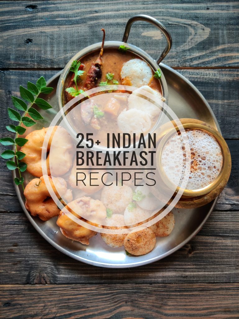 collage of Indian breakfast recipes