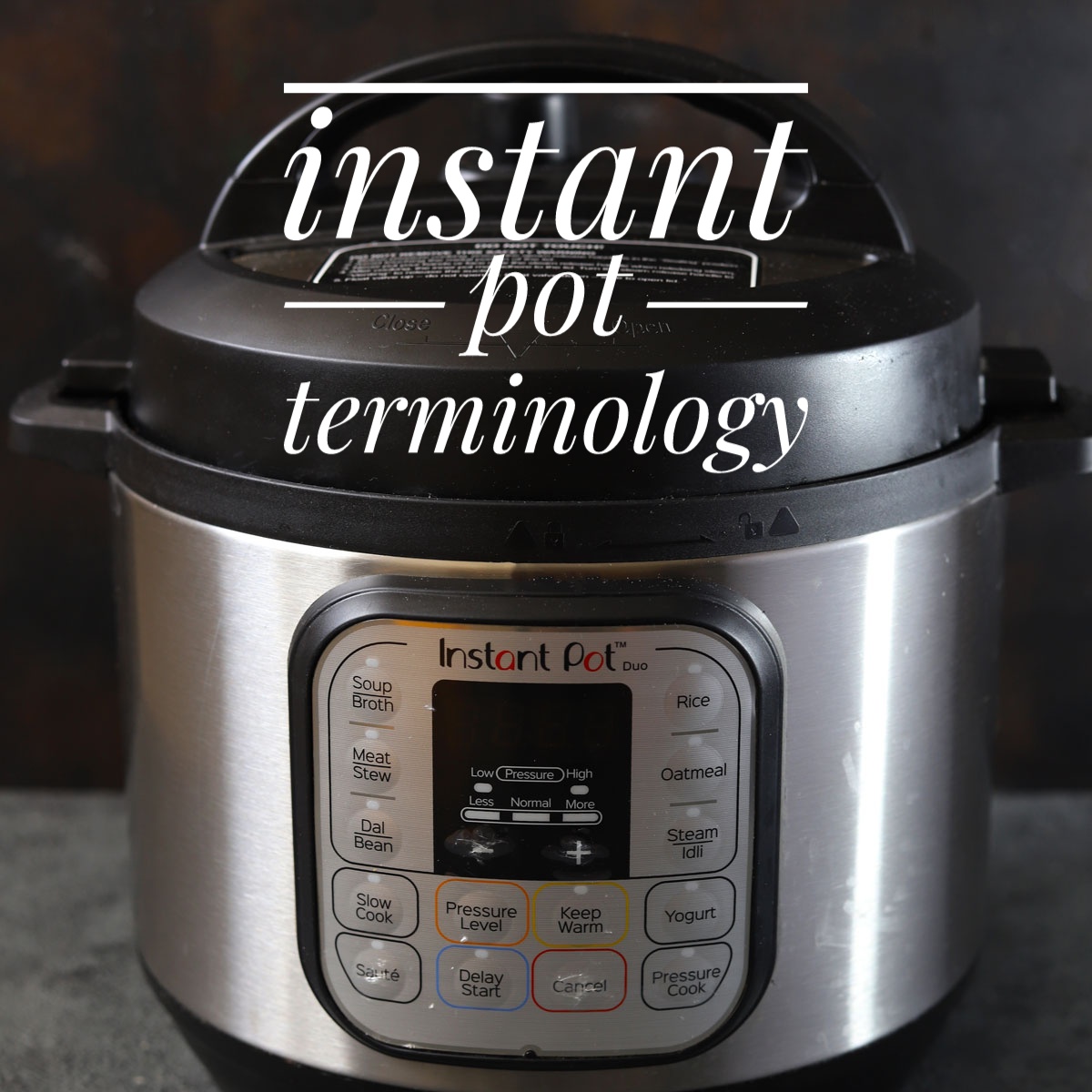 Glossary Of Instant Pot Terms ~ My Creative Manner