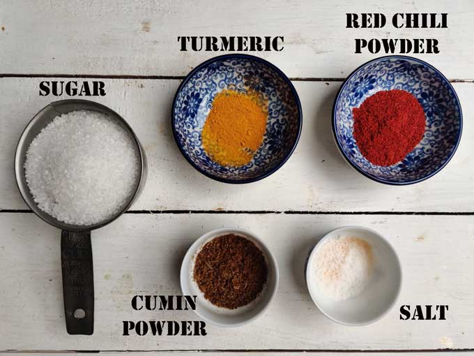 ingredients for making chundo