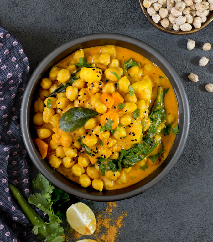 Vegetable Chana Curry