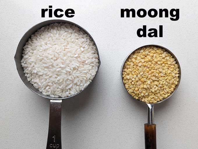 ingredients for dal khichdi
