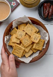 Baked Mathri Recipe - Fun FOOD Frolic