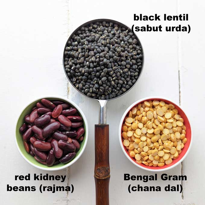 lentils for making makhani dal
