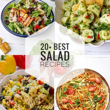 collage of best salad recipes