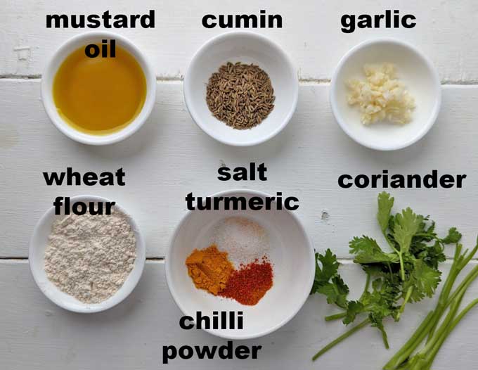 ingredients required for making badi ki sabji