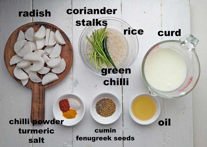 ingredients for Pahadi jholi bhaat