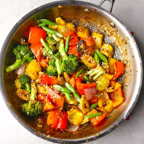 Healthy Vegetable Stir Fry - Fun FOOD Frolic