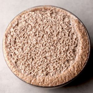 aerial shot of ragi idli dosa batter in a bowl